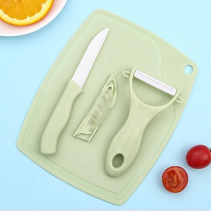 Chopping Board Knife and Peeler, 3 in 1 kitchen essentials set