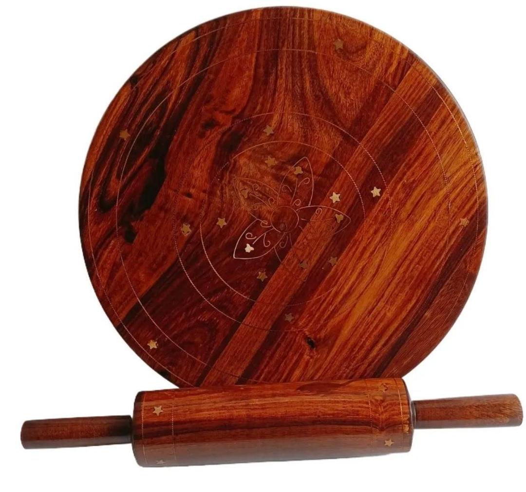 Stylish Wooden Balen Chakla Set